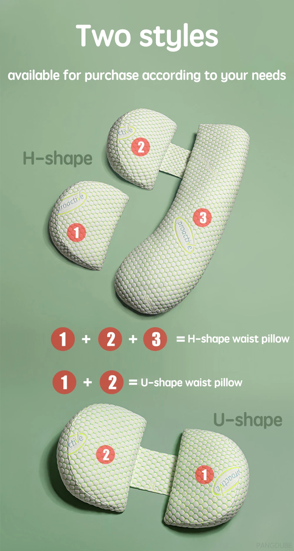 Coussin de maternité modulable